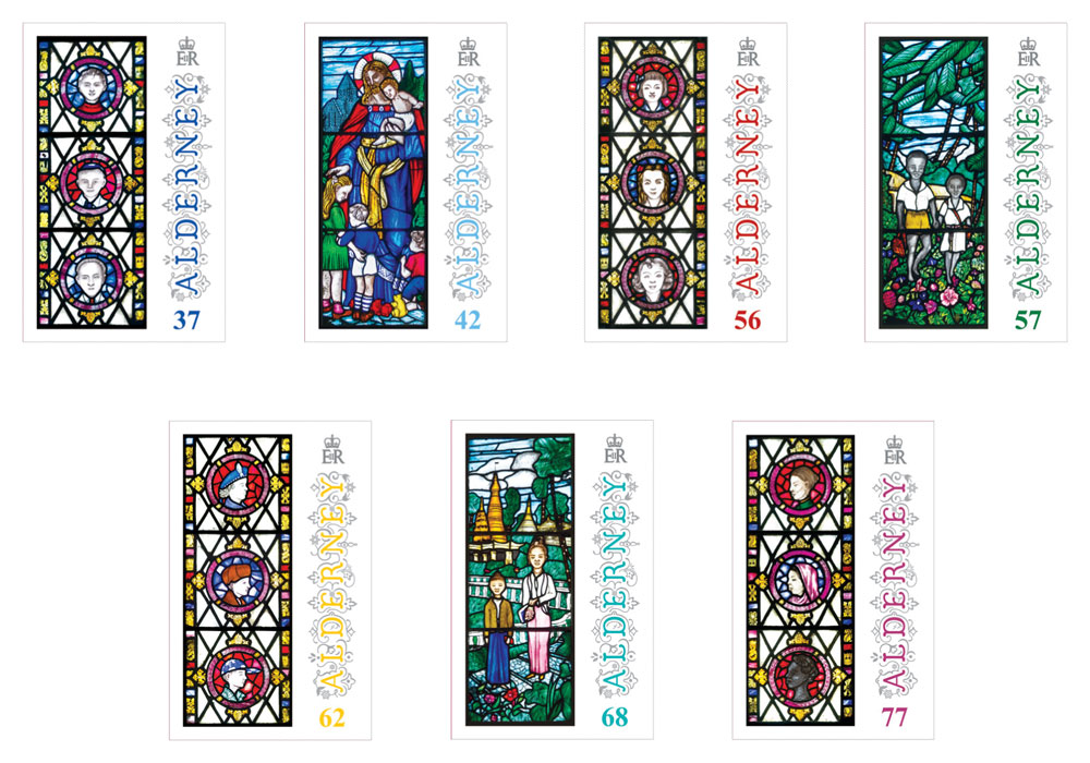 Set of 7 Stamps